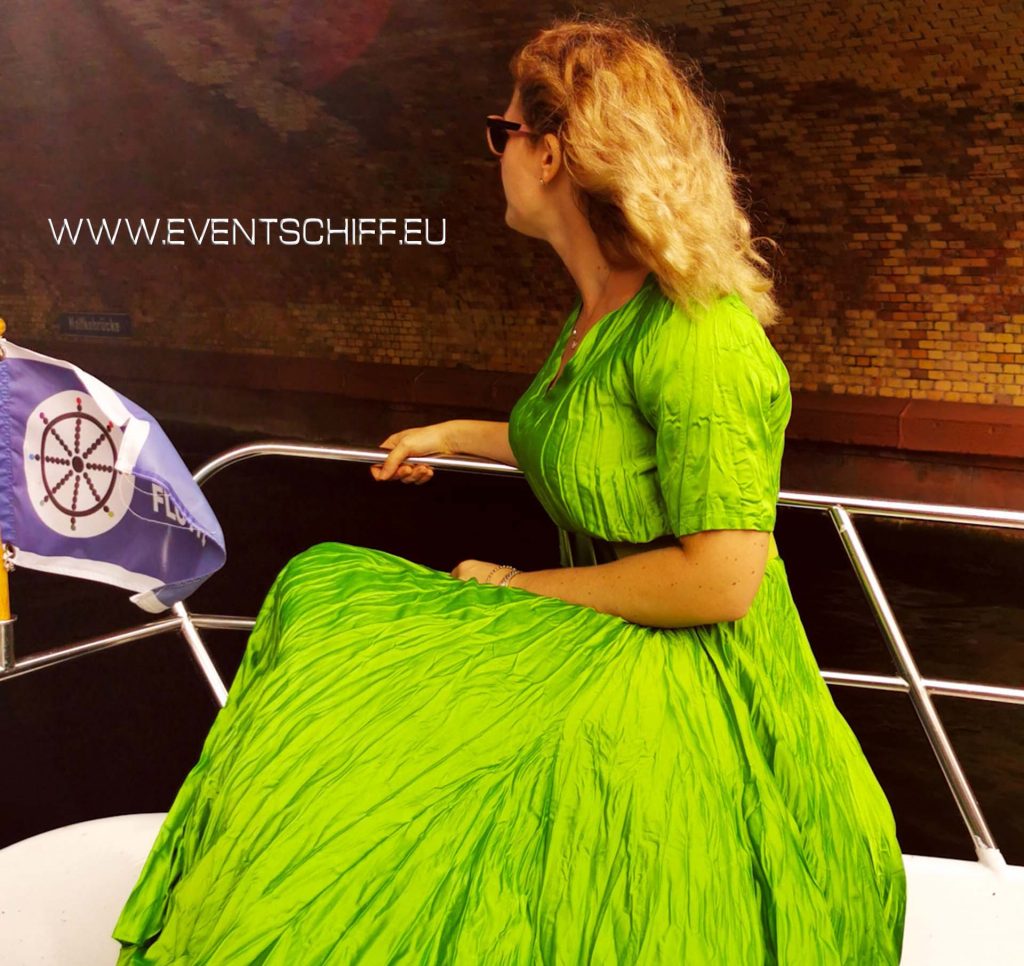Green Dress aboard